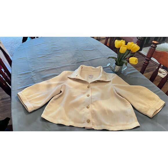 ARMANI COLLEZIONI WHITE BOLERO BLAZER JACKET 3/4 SLEEVES SZ 8 - Picture 2 of 11